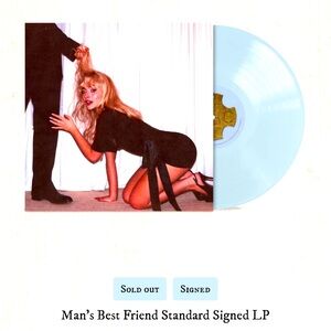 SABRINA CARPENTER MAN's BEST FRIEND STANDARD **SIGNED** LP
